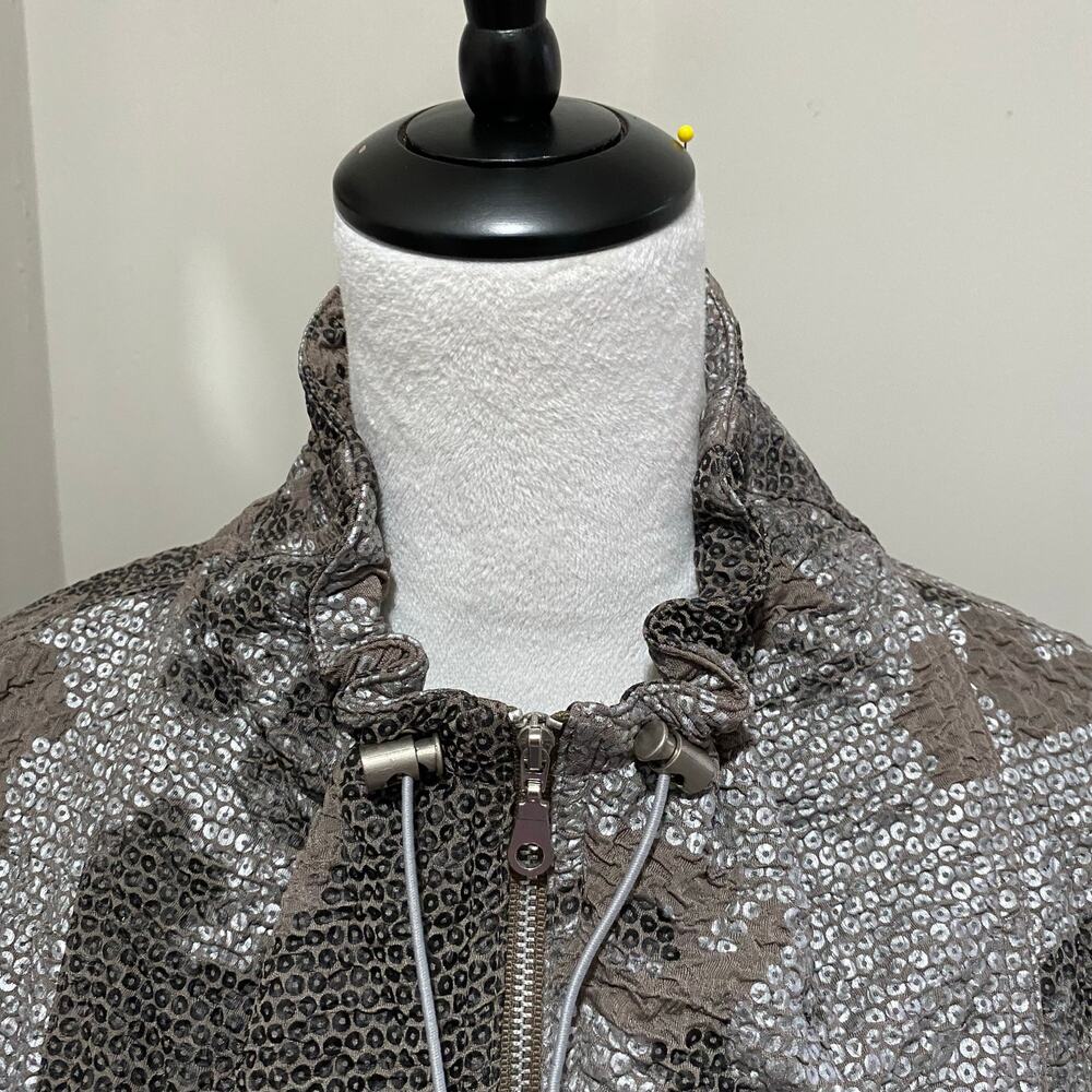 Ruby Rd Zip Front Jacket Size 14 Grey And Brown A… - image 7